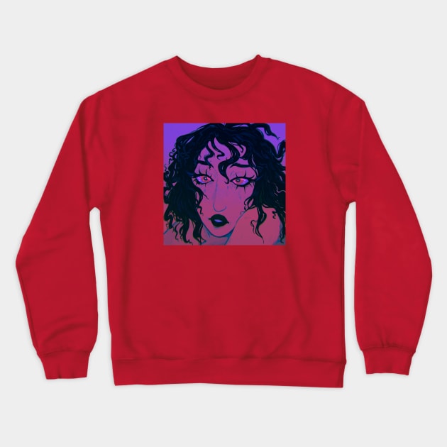 Look into my eyes! Crewneck Sweatshirt by snowpiart